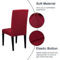 Chaise de salle à manger Slipcover High Stretch Rovible Washable Chair Seat Protector Cover for Home Party Hotel Wedding Ceremony